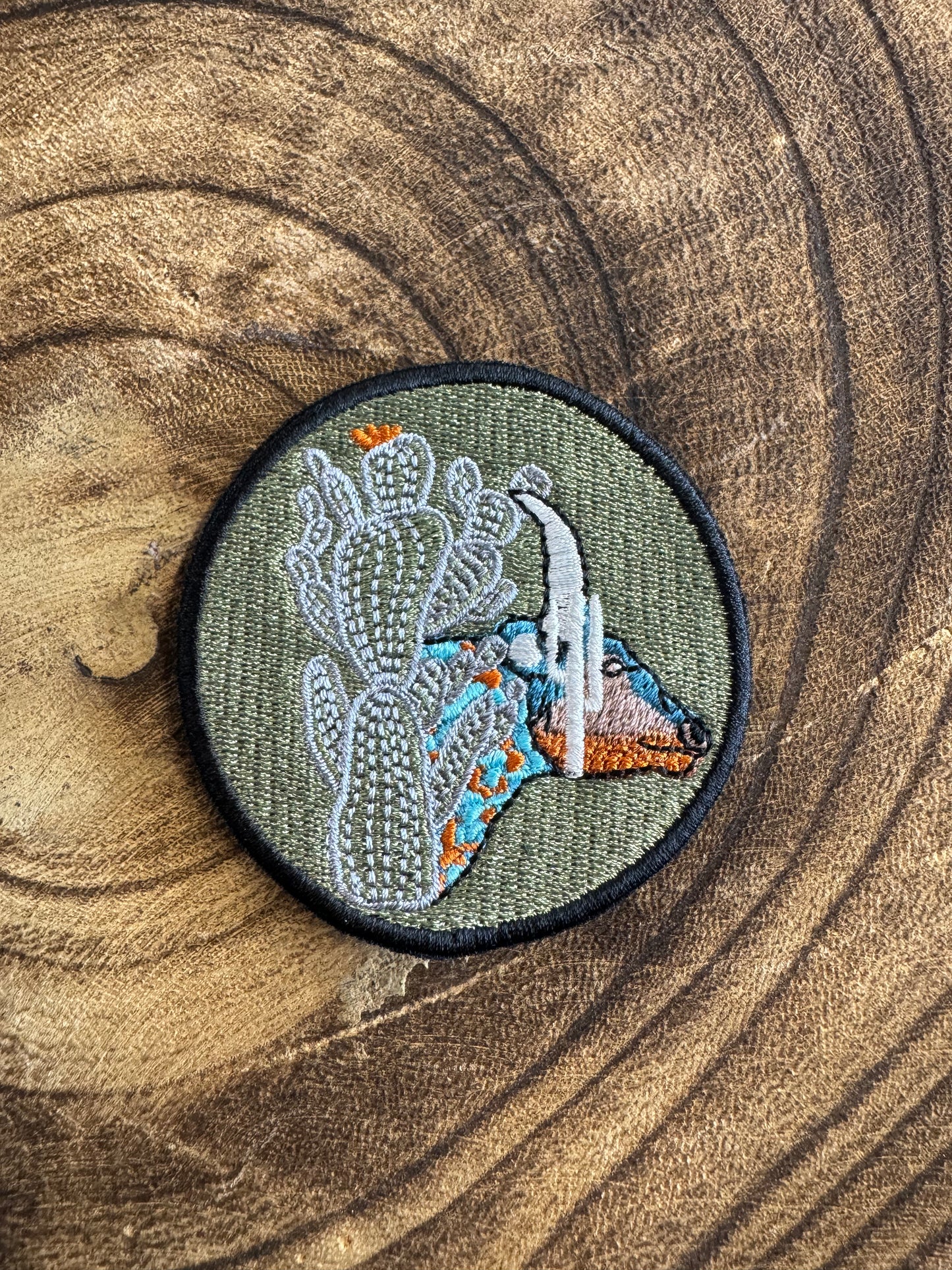 Circle Green Cattle Patch