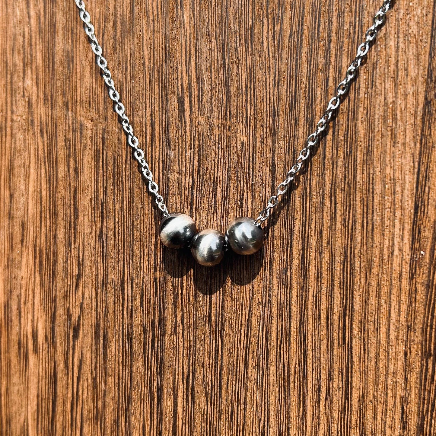 Triple Pearl Necklace