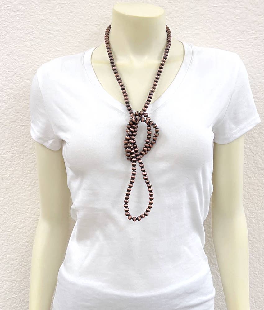 Copper Navajo Bead Necklace