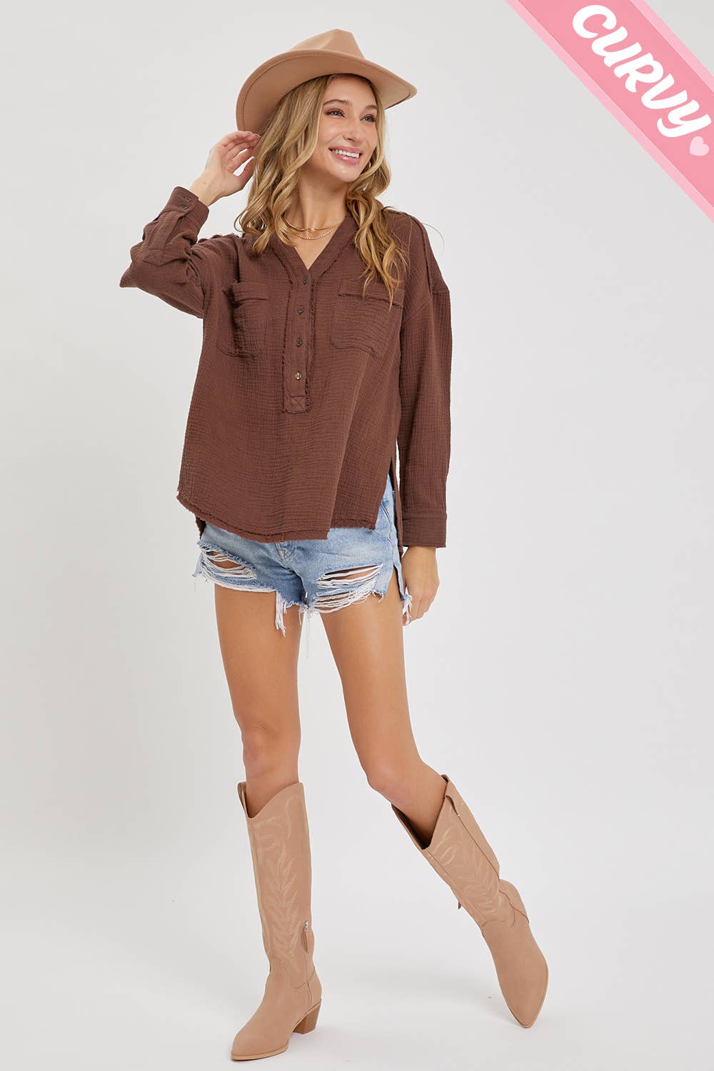Button Down Top