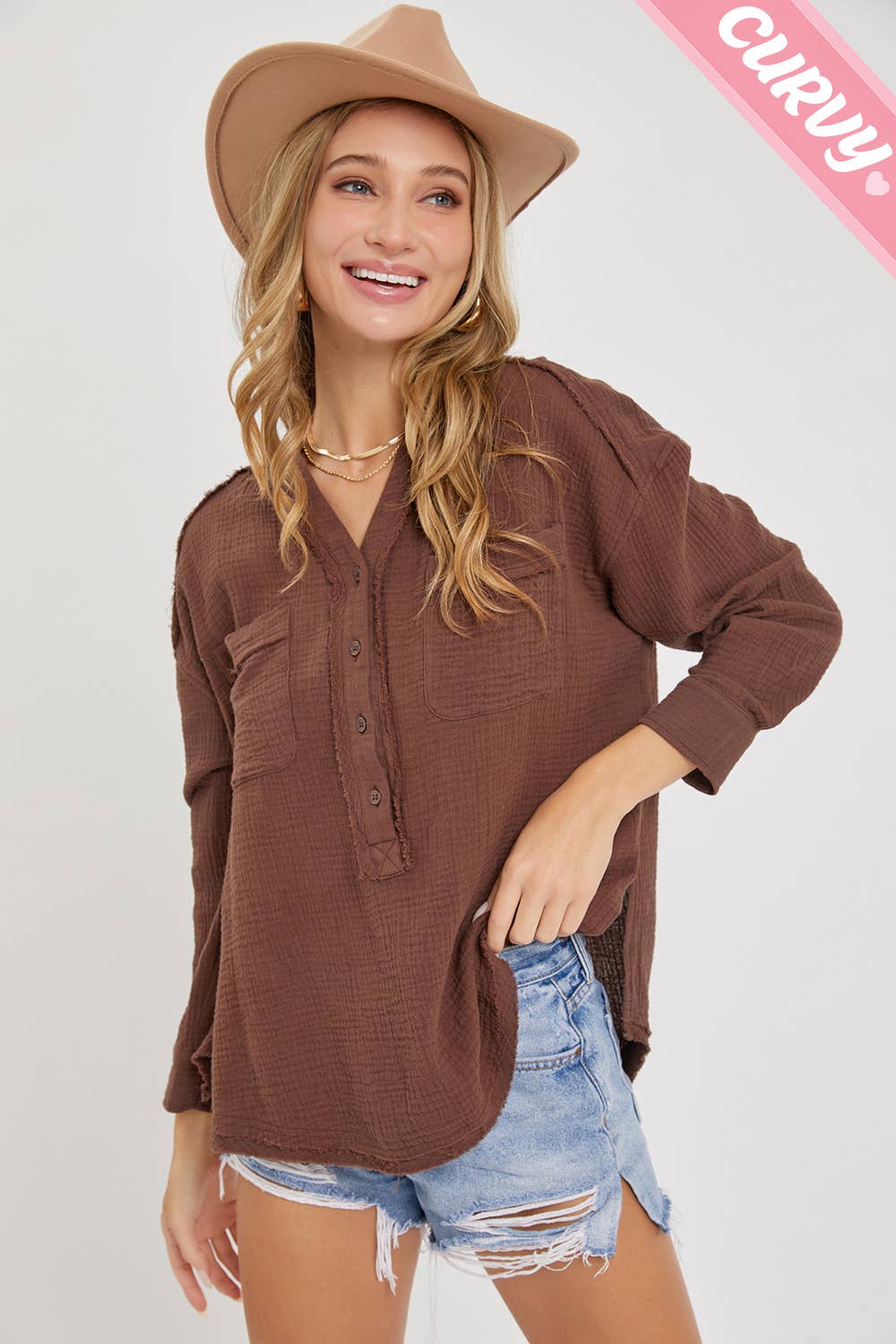 Button Down Top