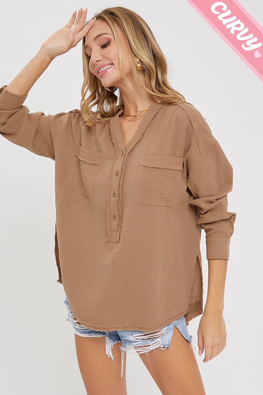 Button Down Top