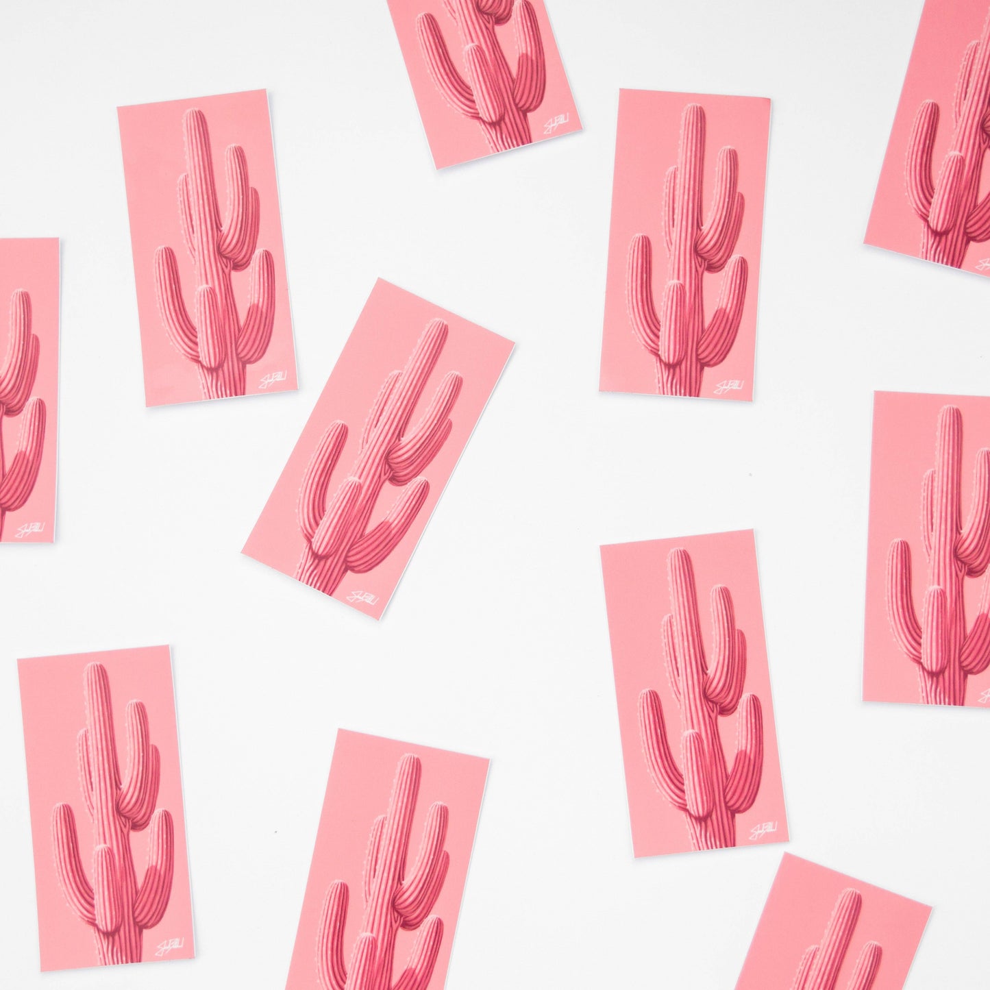 Strawberry Saguaro Sticker