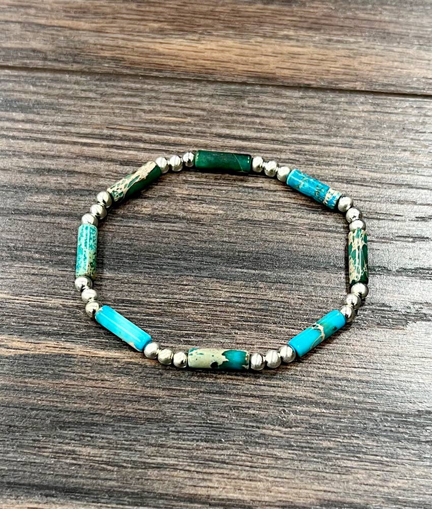 Handmade Gemstone Stretch Bracelet