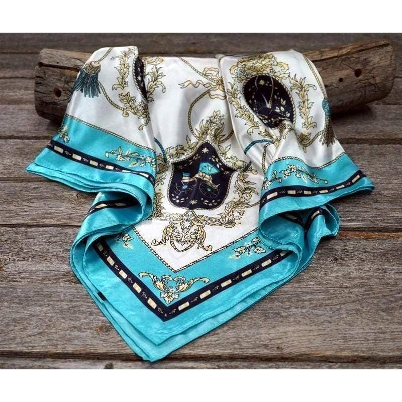 Ornate Turquoise Wild Rag
