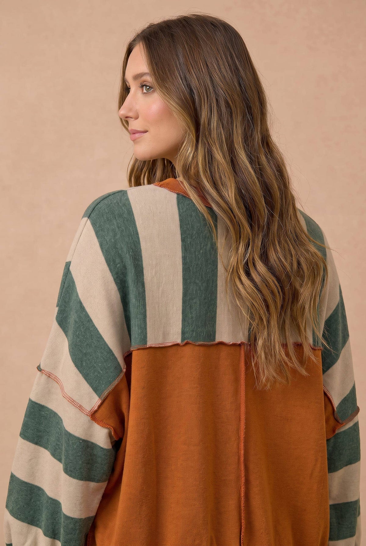 Striped Hacci Top