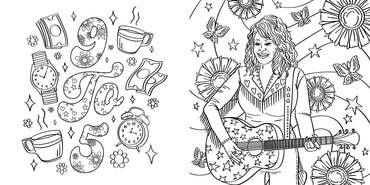 Country Music Coloring Book