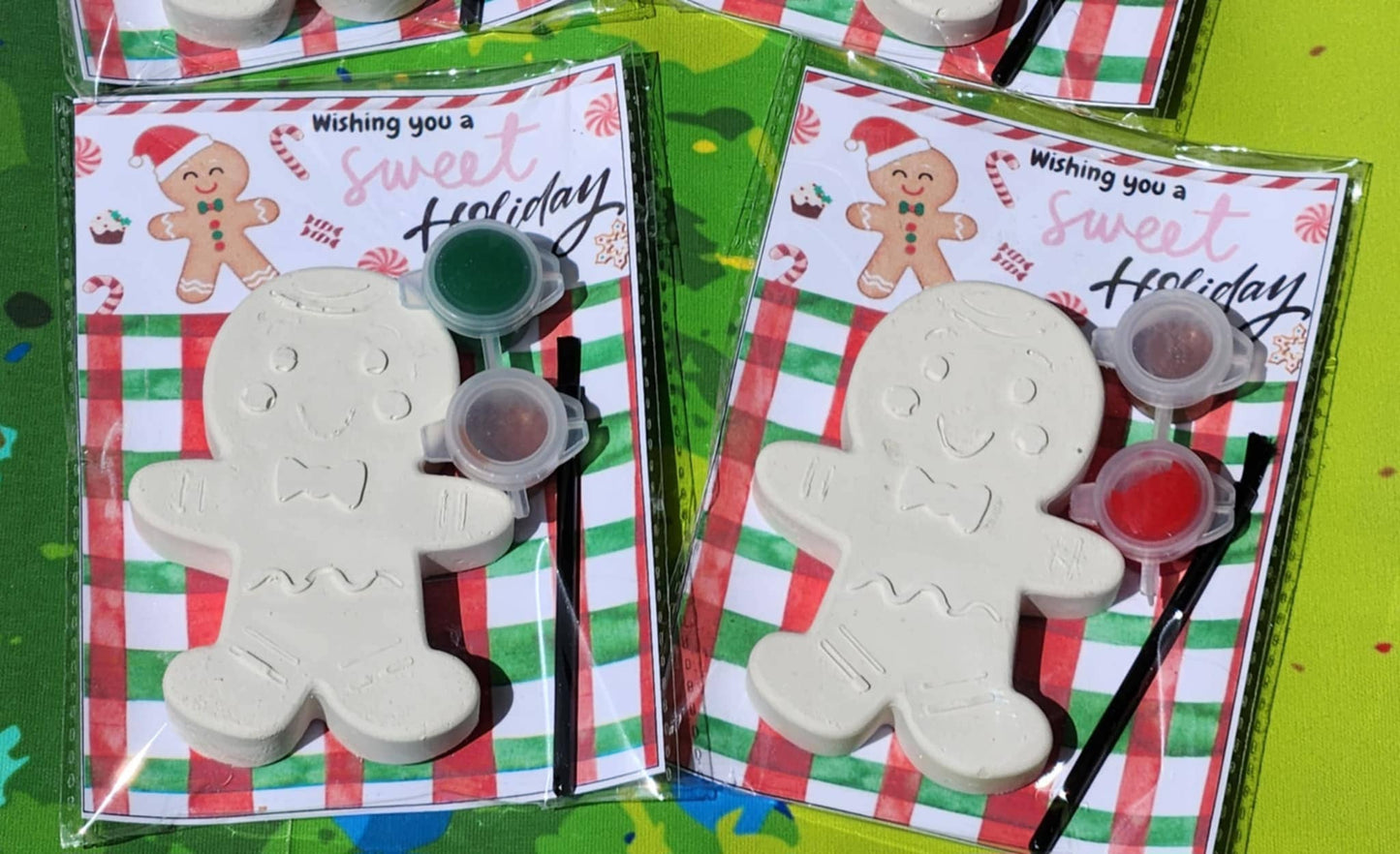 Gingerbread Plaster Party Paint your own Kits