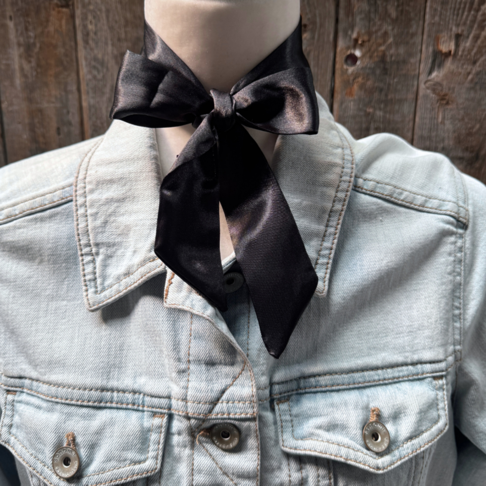 Black Western Skinny Mini Wild Rag