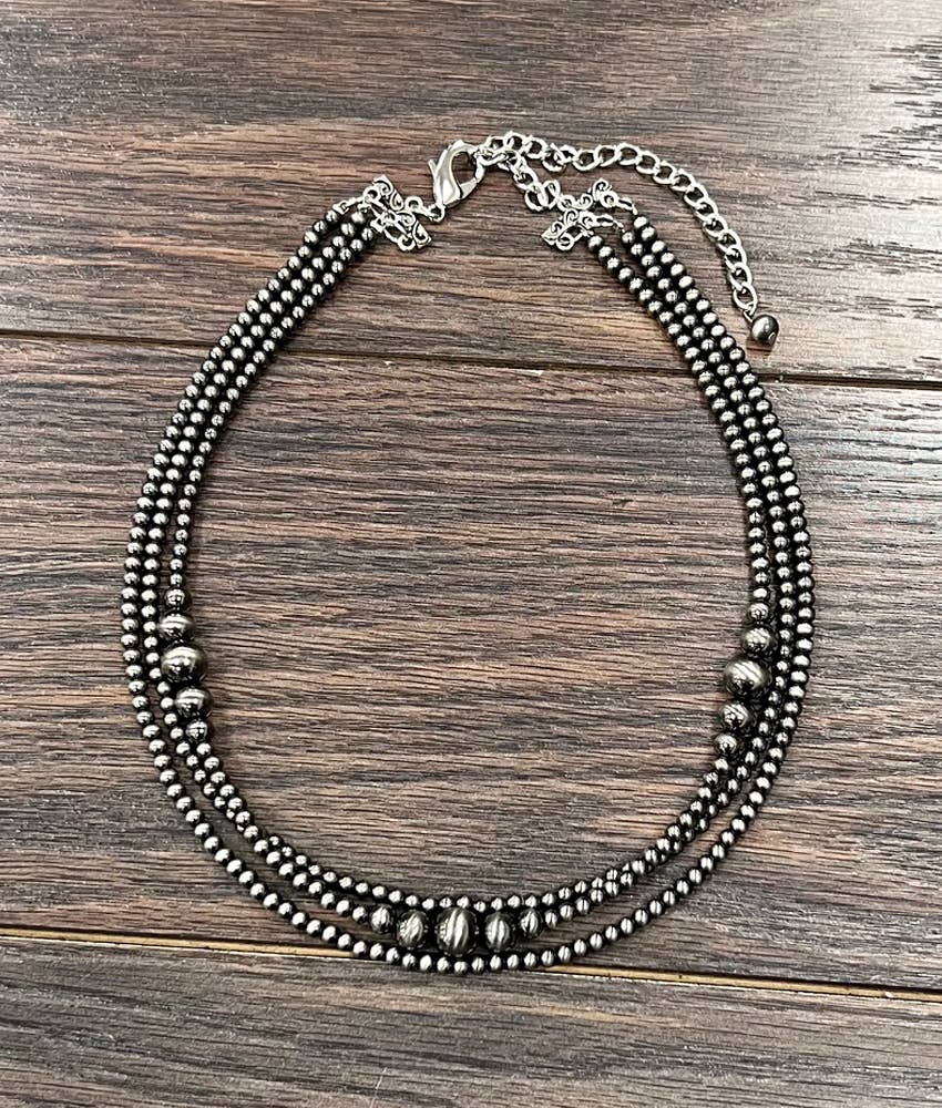 Handmade Polish Navajo Bead Necklace