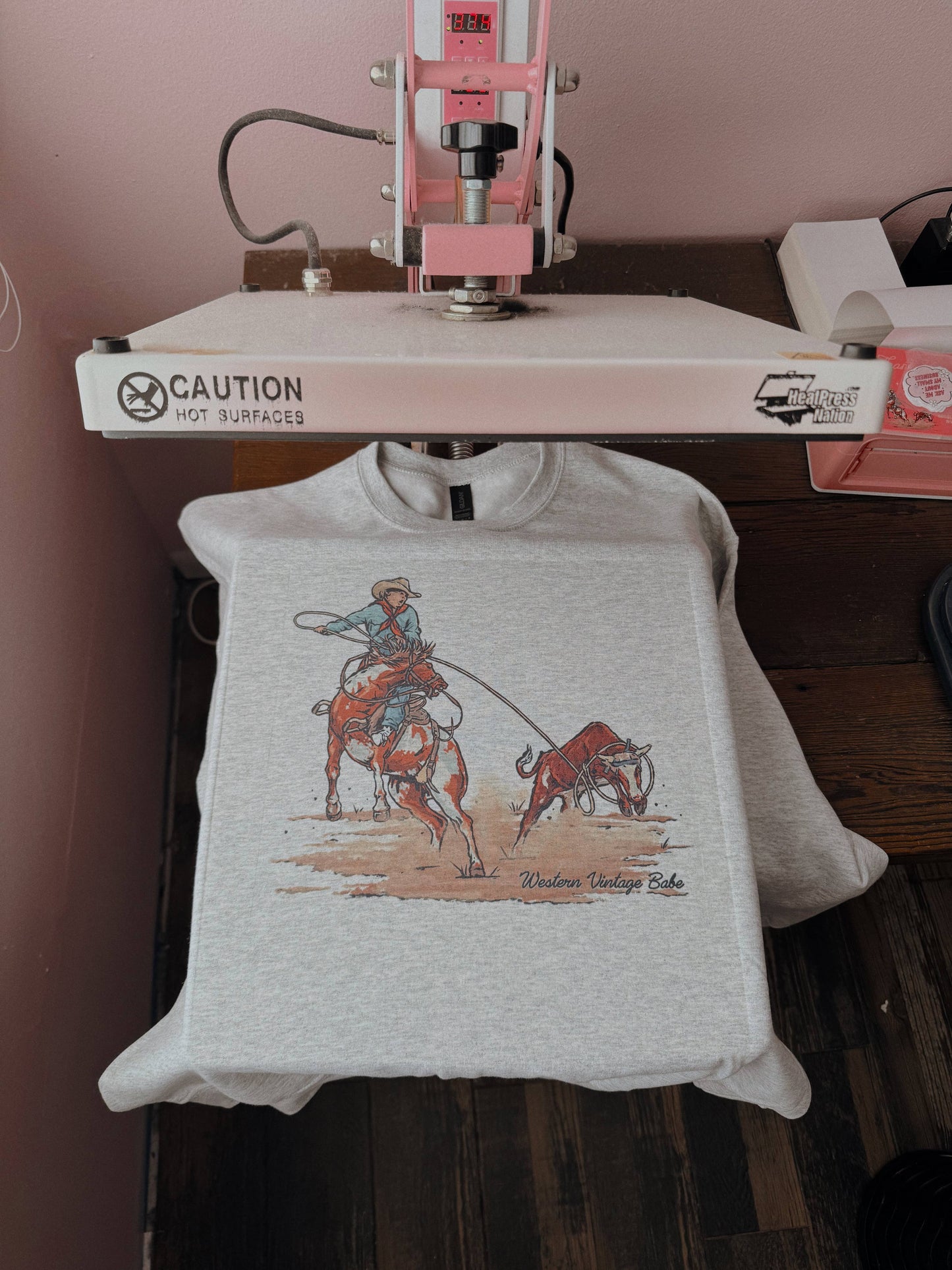 Ranchy Cowboy Crewneck