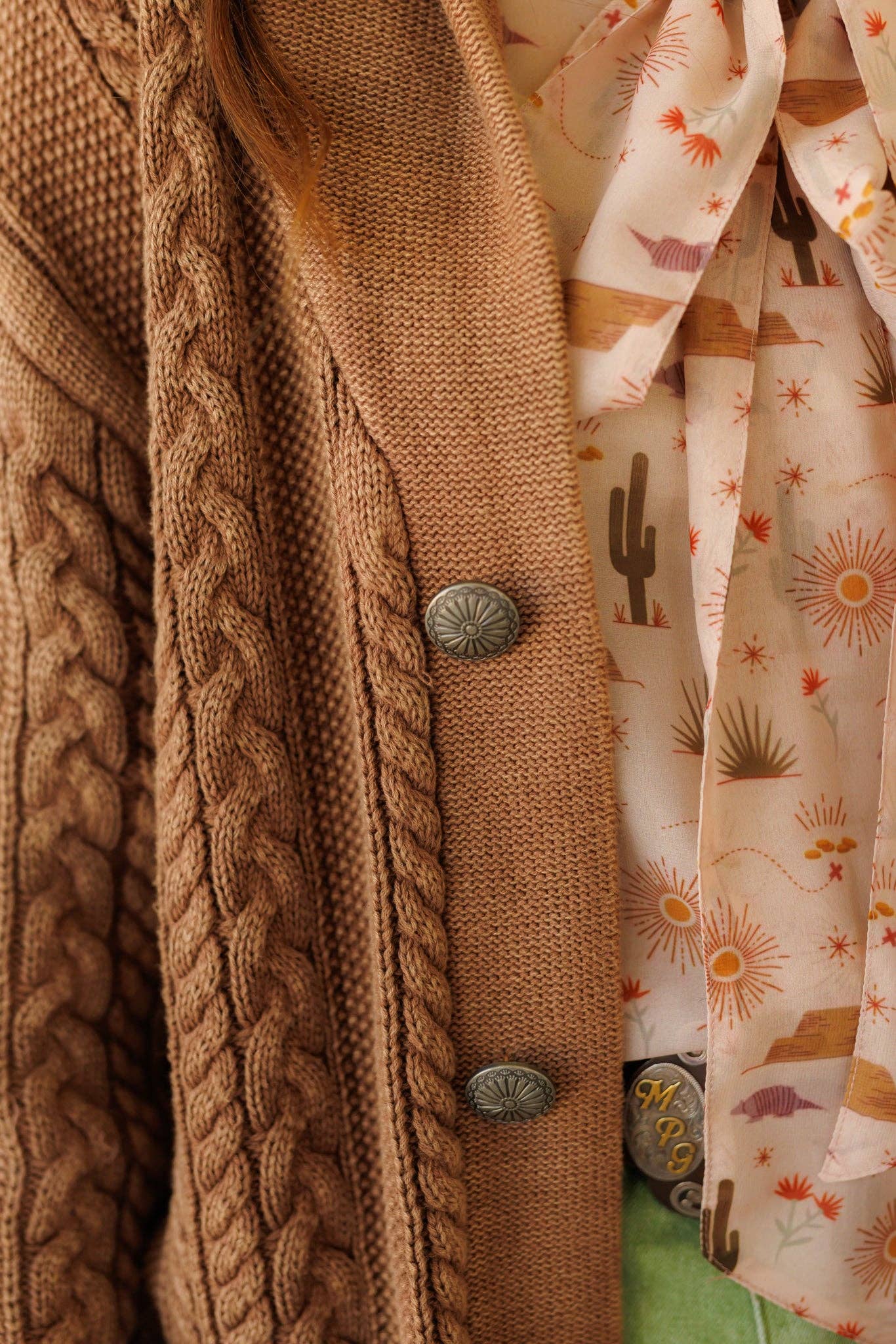 Brown Corded Sweater