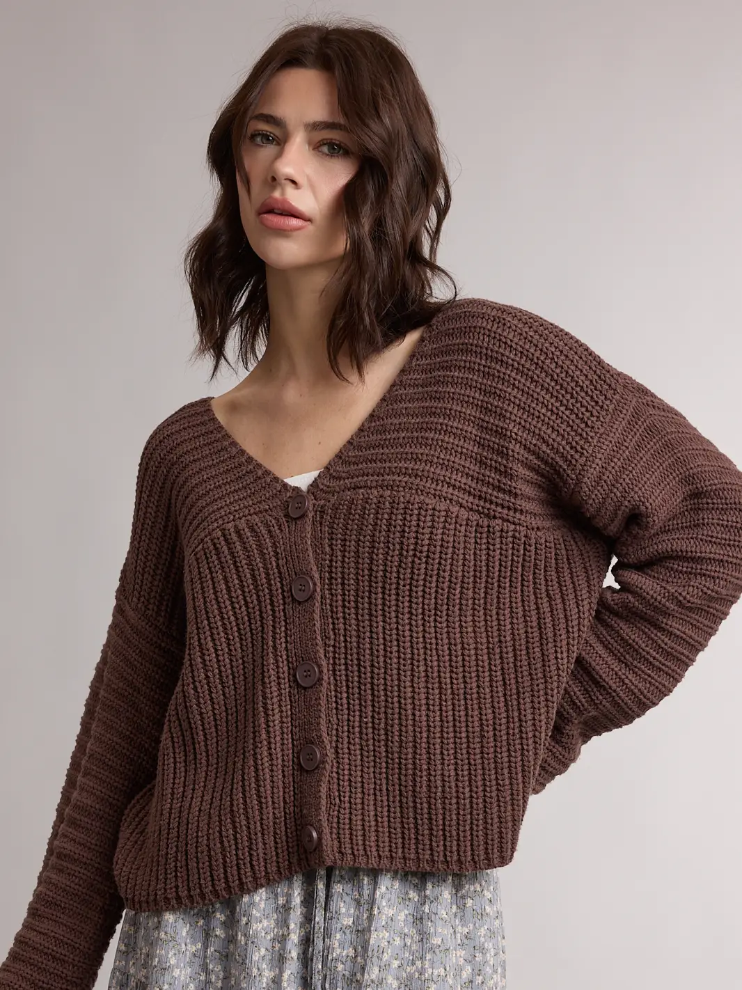 Button Front Cardigan