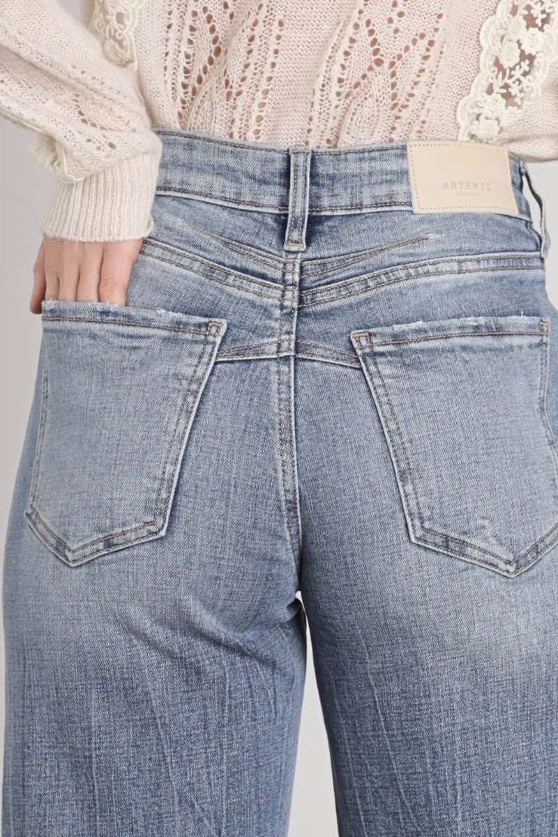 High Rise Palazzo Jeans