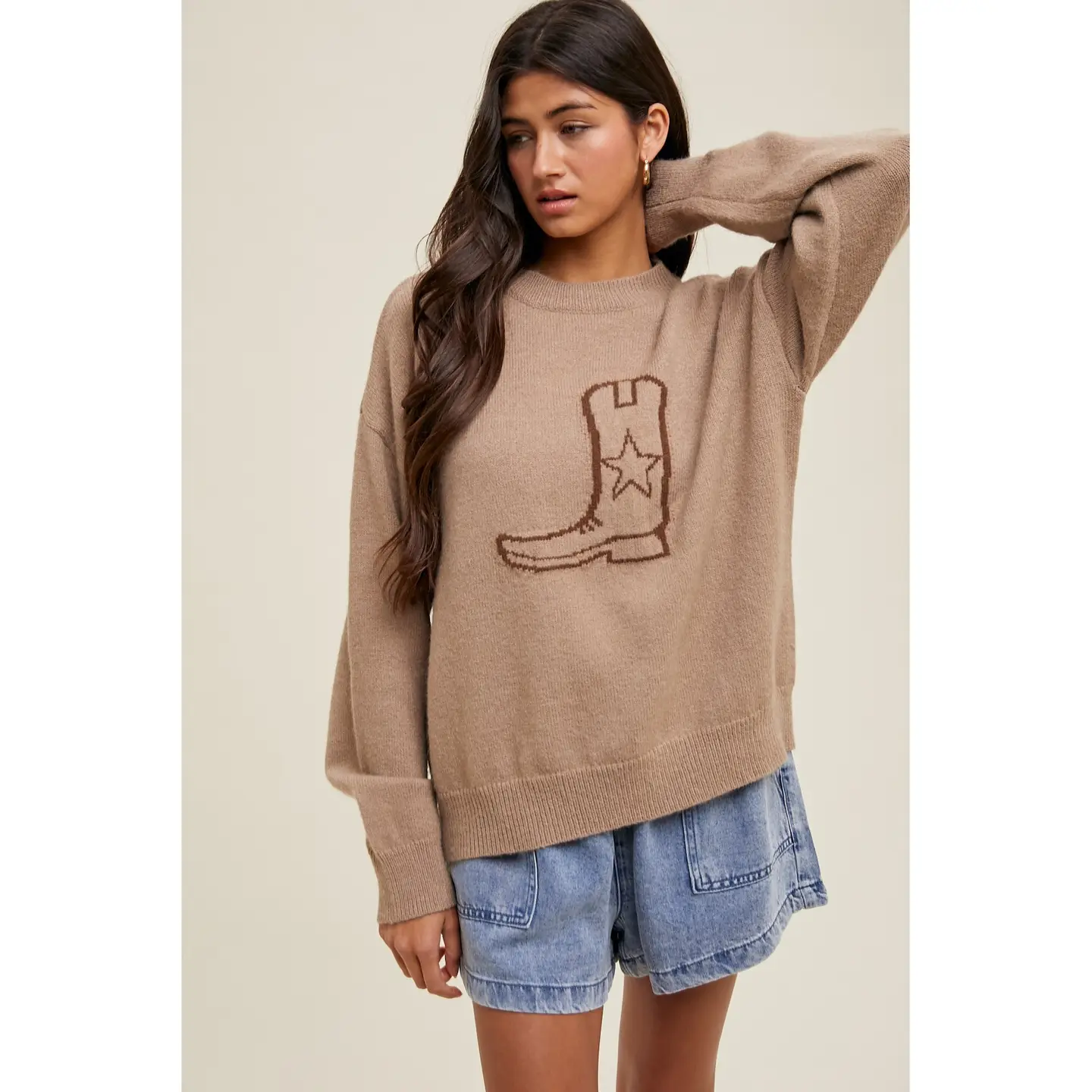 Cowgirl Boot Sweater