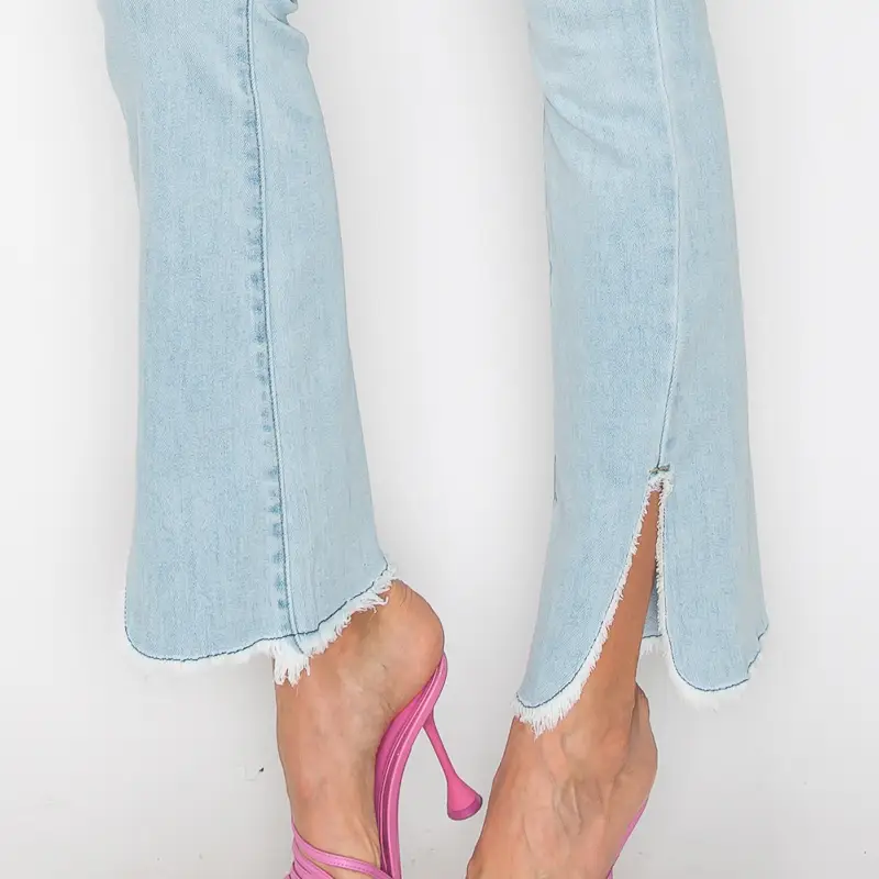 Western High Rise Boot Cut Jeans