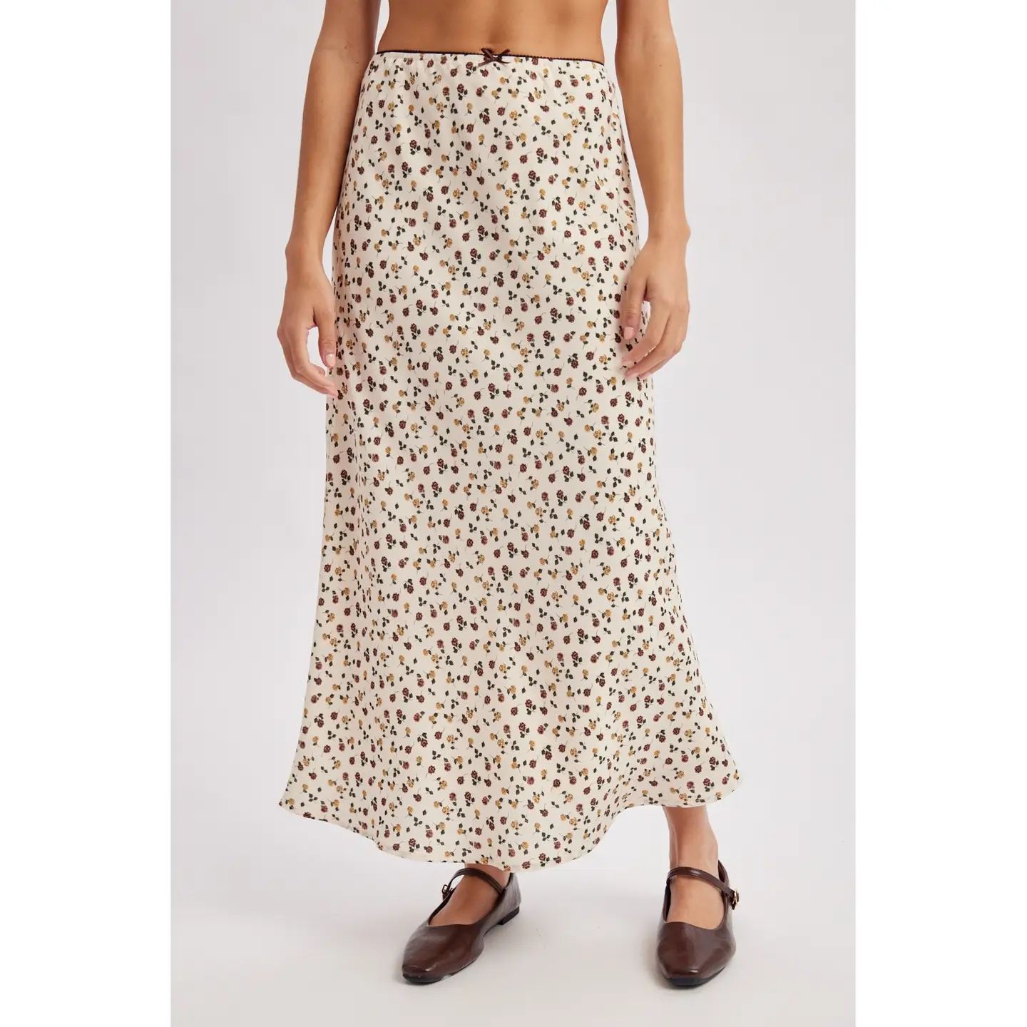 Ditsy Floral Midi Skirt