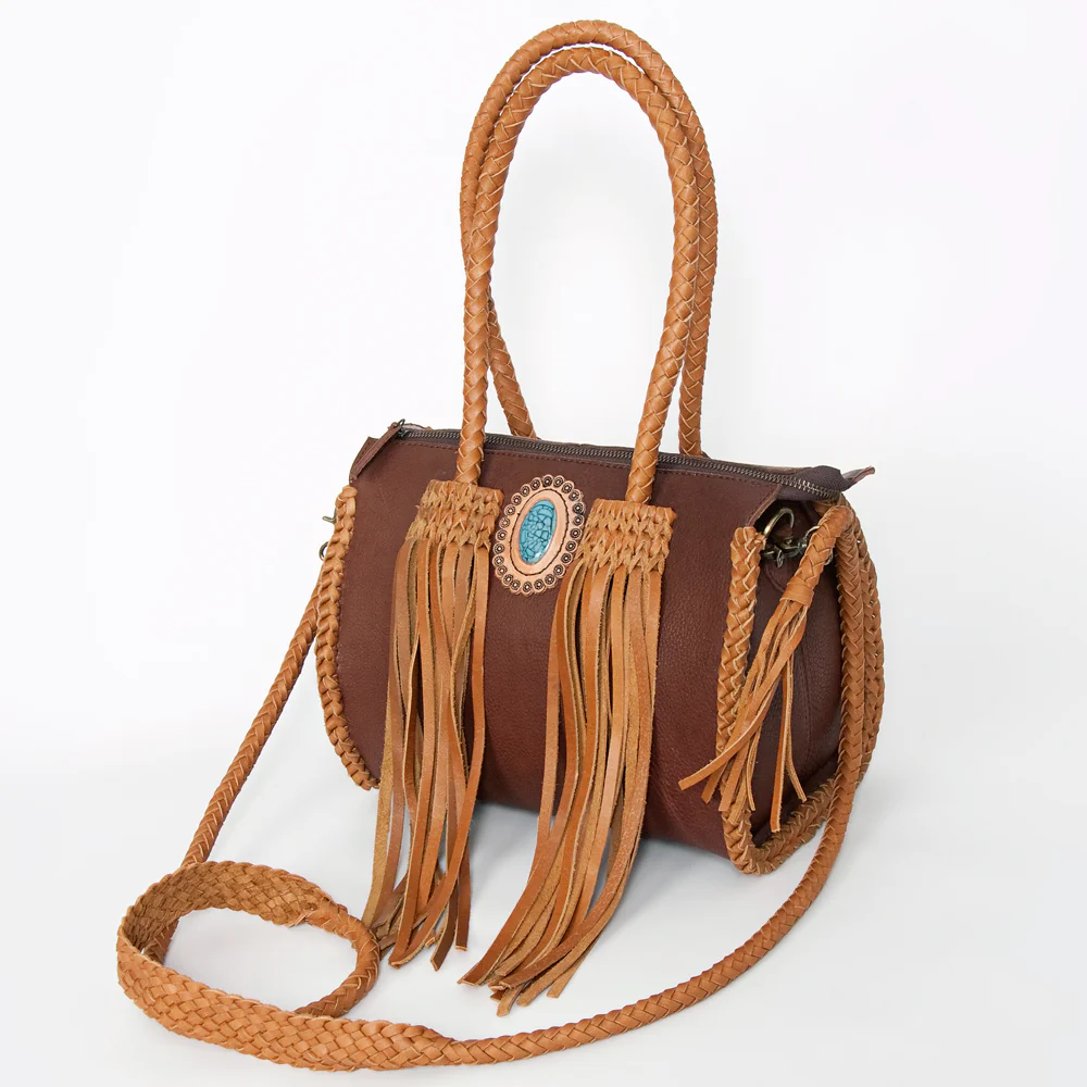 Clara Leather Duffel Purse
