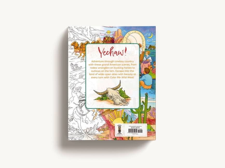 Color Me Wild West: Saddle Up for 50 Adventurous Pages