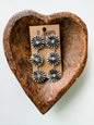 Western Concho Drop Dangle Earrings