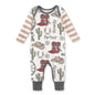 Western  Howdy Partner Cotton Romper