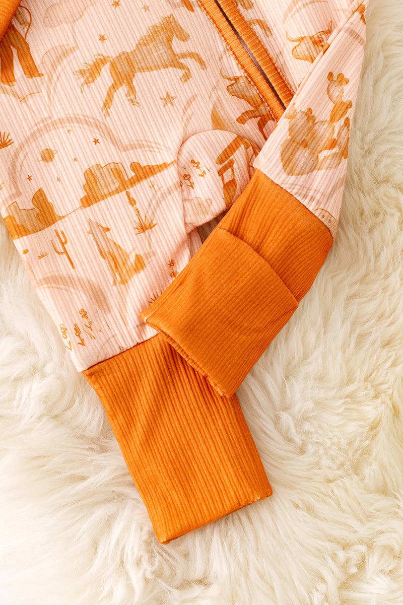 Multi-Printed Western Onesie