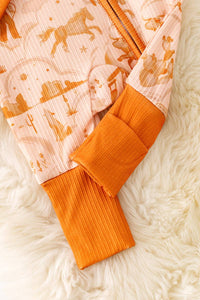 Multi-Printed Western Onesie