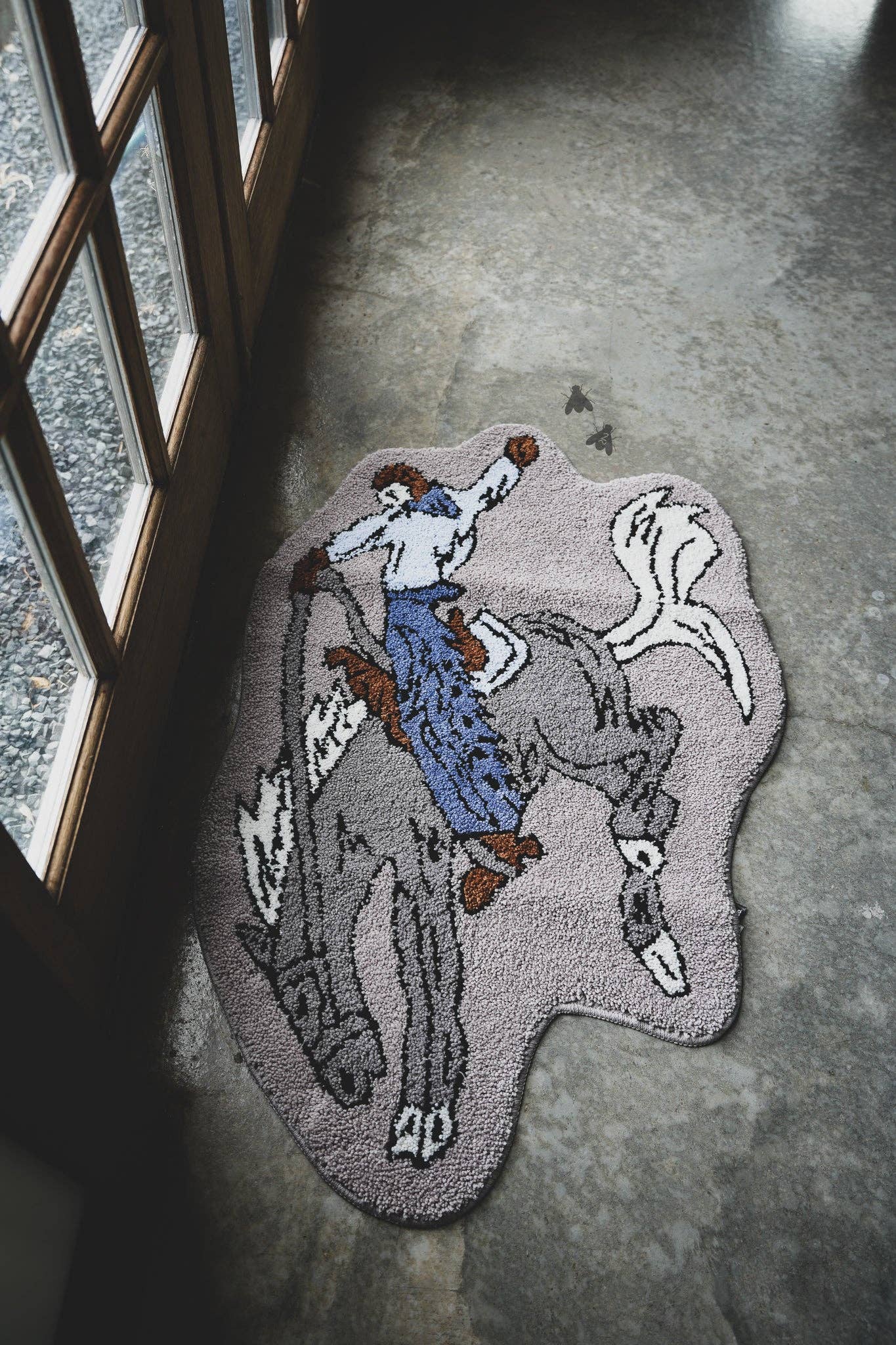 Bronc Buster Rug
