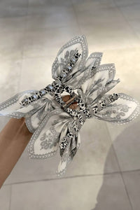 Paisley Bow Knot Hair Clip