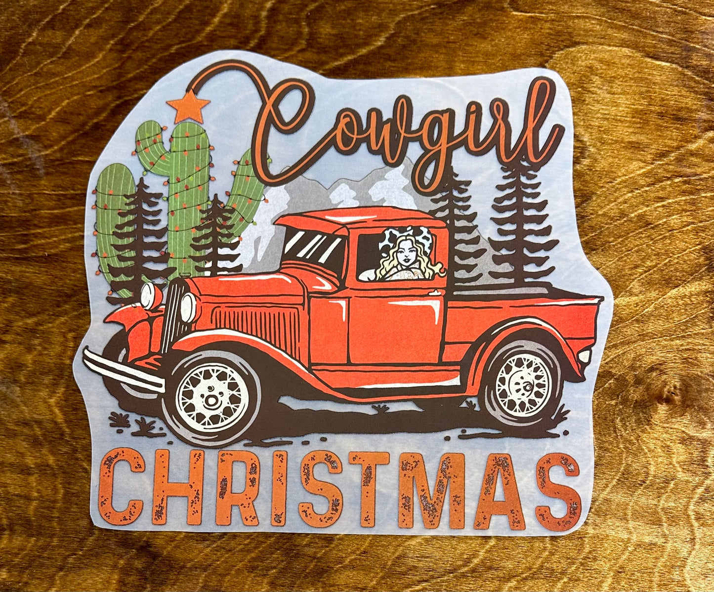 Cowgirl Christmas Graphic