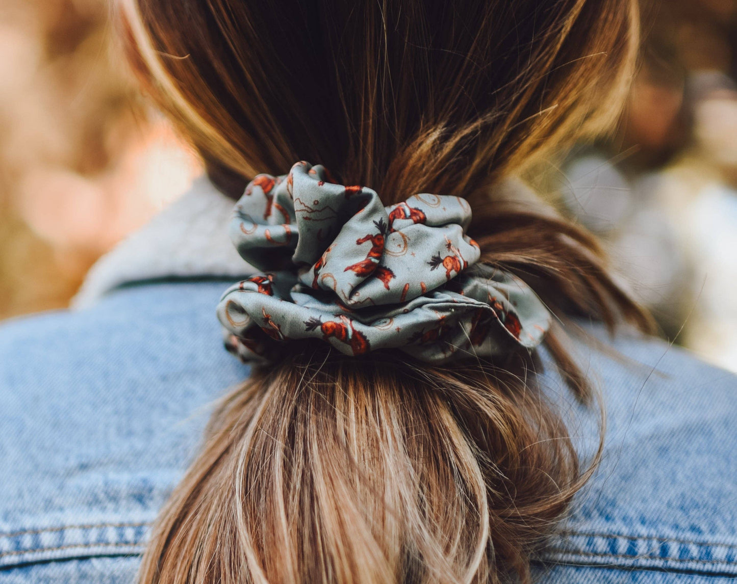 Yeehaw Cowgirl Rodeo Scrunchie