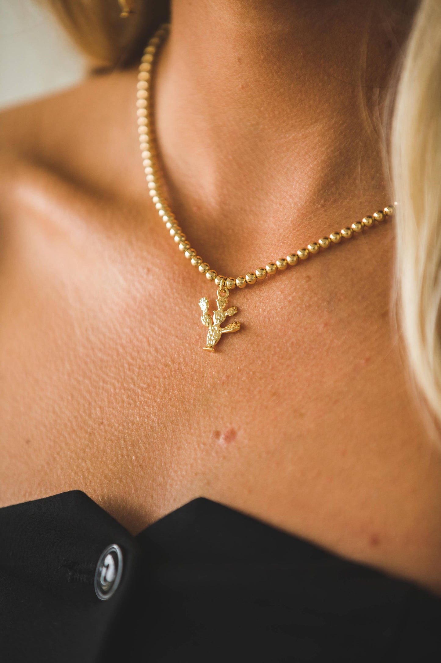 Prickly Pear Charm Necklace