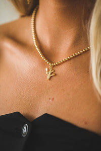 Prickly Pear Charm Necklace
