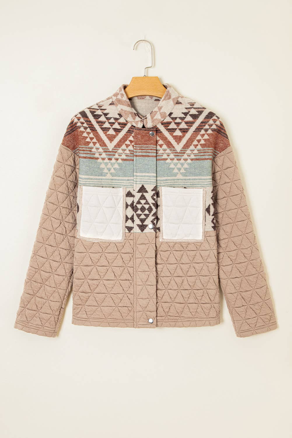 Western Quilted Patchwork Jacket