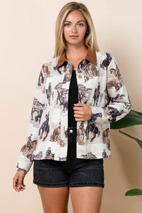 Western Print Jacket