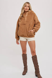 Sherpa Hoodie Pullover