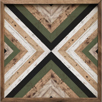 Pattern Diamond Green Sign