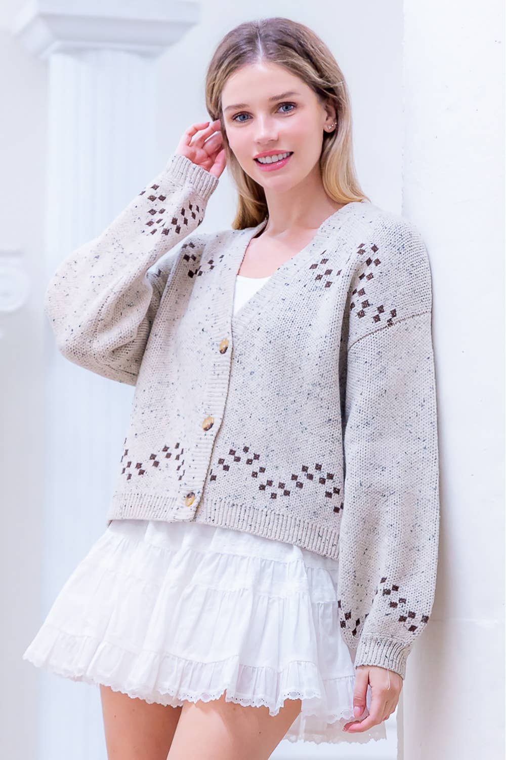 Horses Motif Sweater