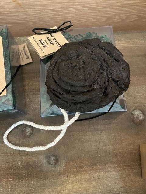 Cow Patty Soap On A Rope