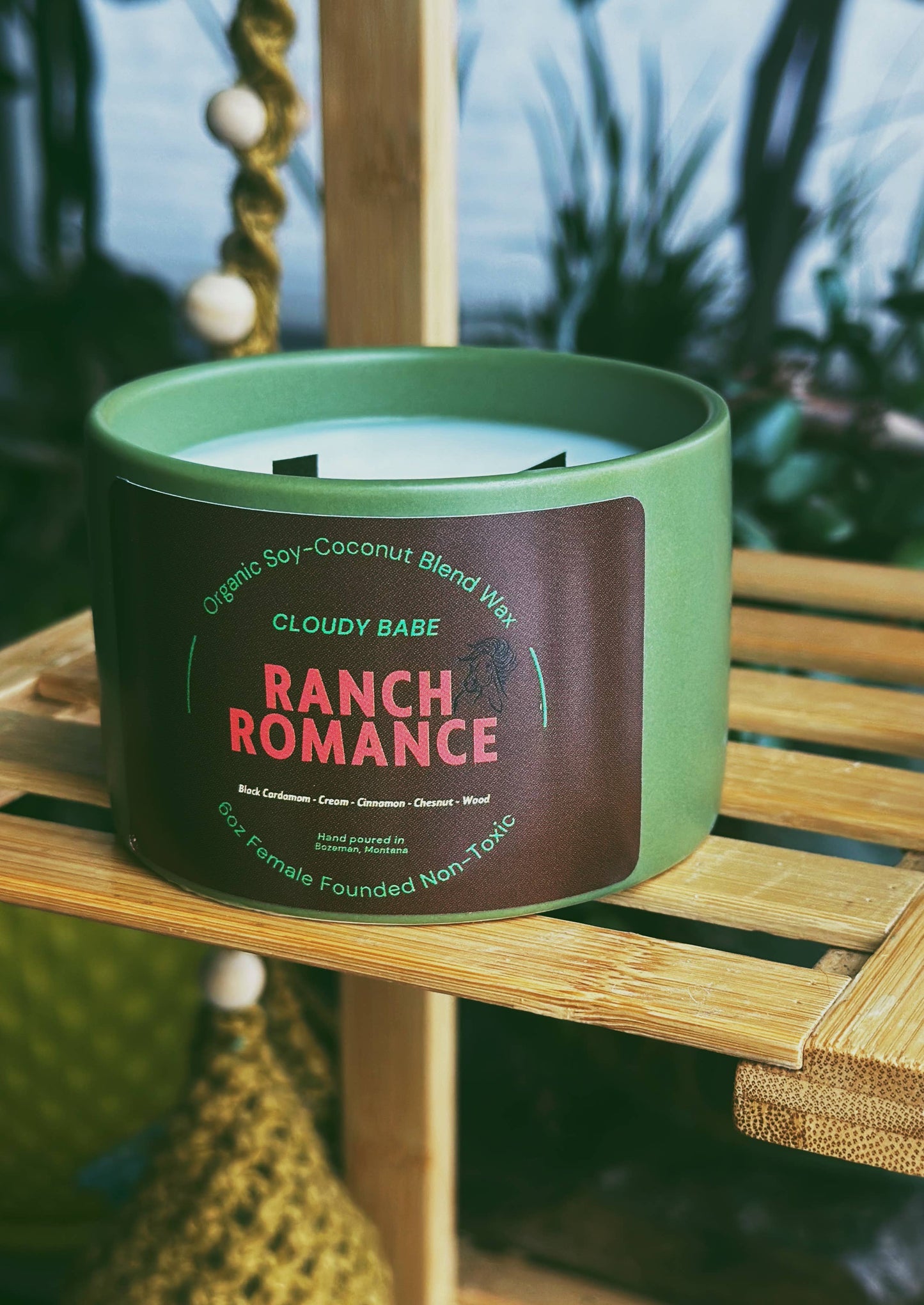 Ranch Romance Wood Wick Candle 6 oz