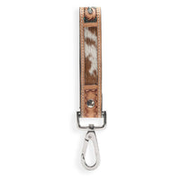 Jackstone Hand-tooled Leather Key Fob