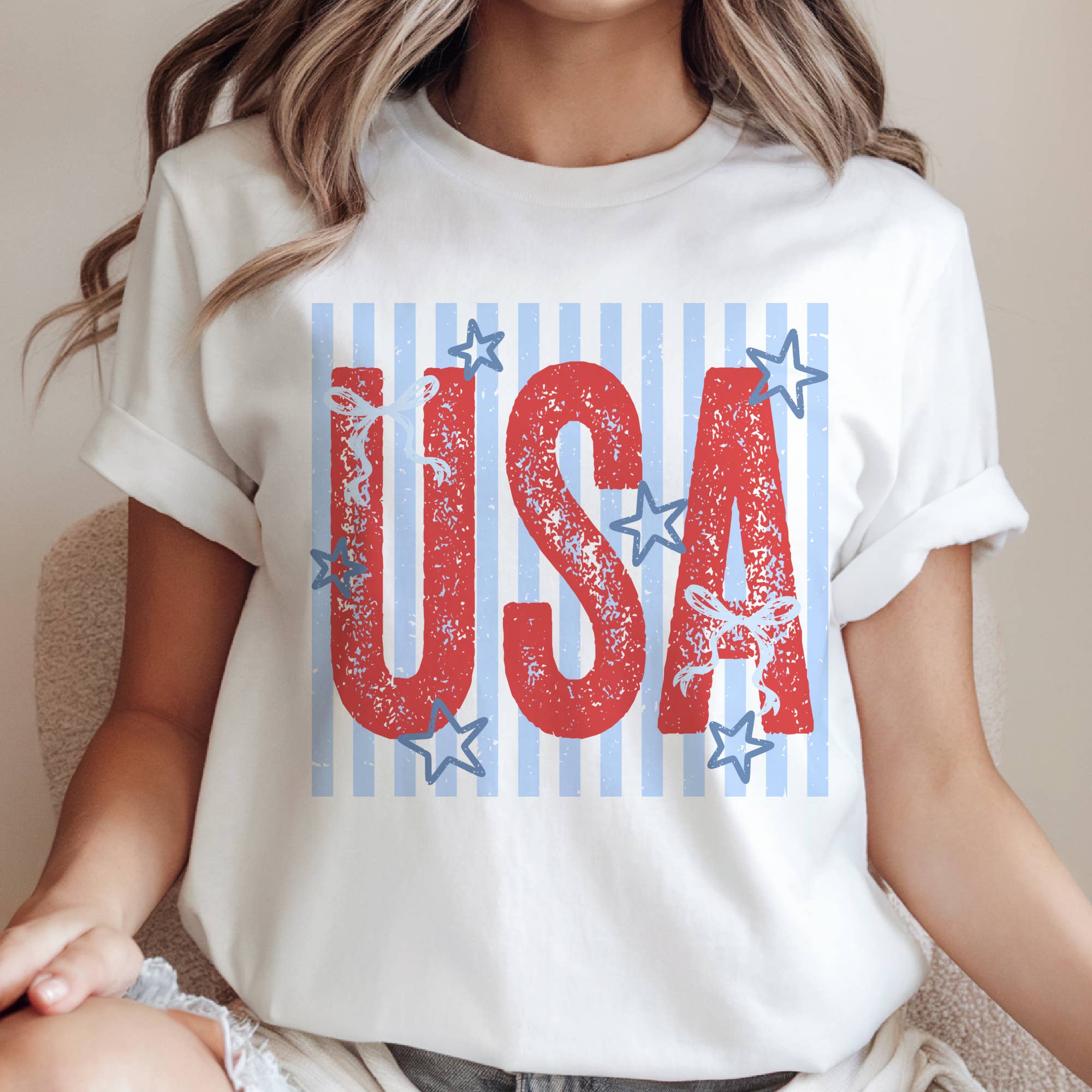 USA Patriotic Vintage Tee