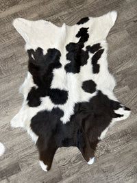 Chocolate and White Calfskin