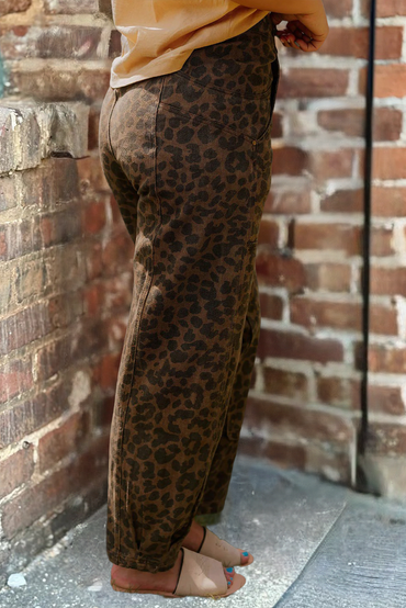 Leopard Print Jeans