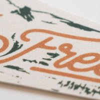 Roam Wild & Free Felt Pennant