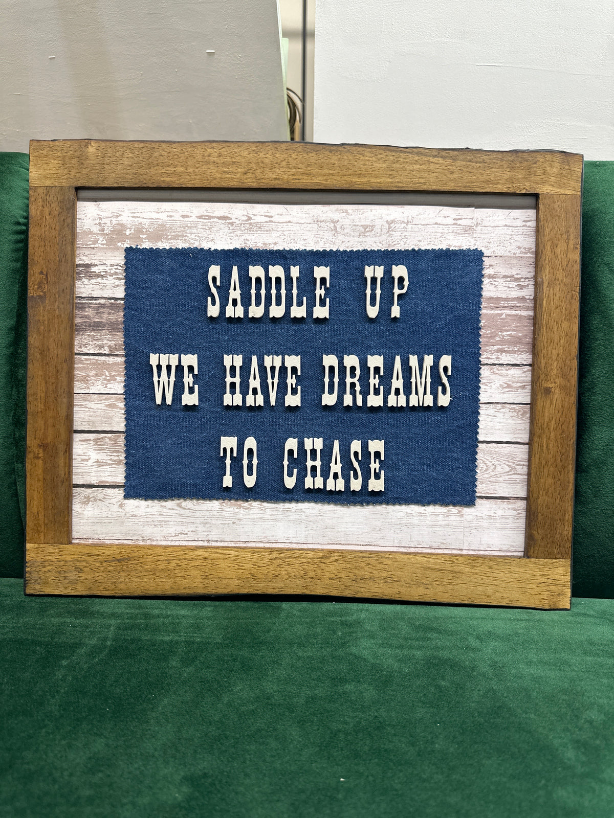 Saddle Up Sign