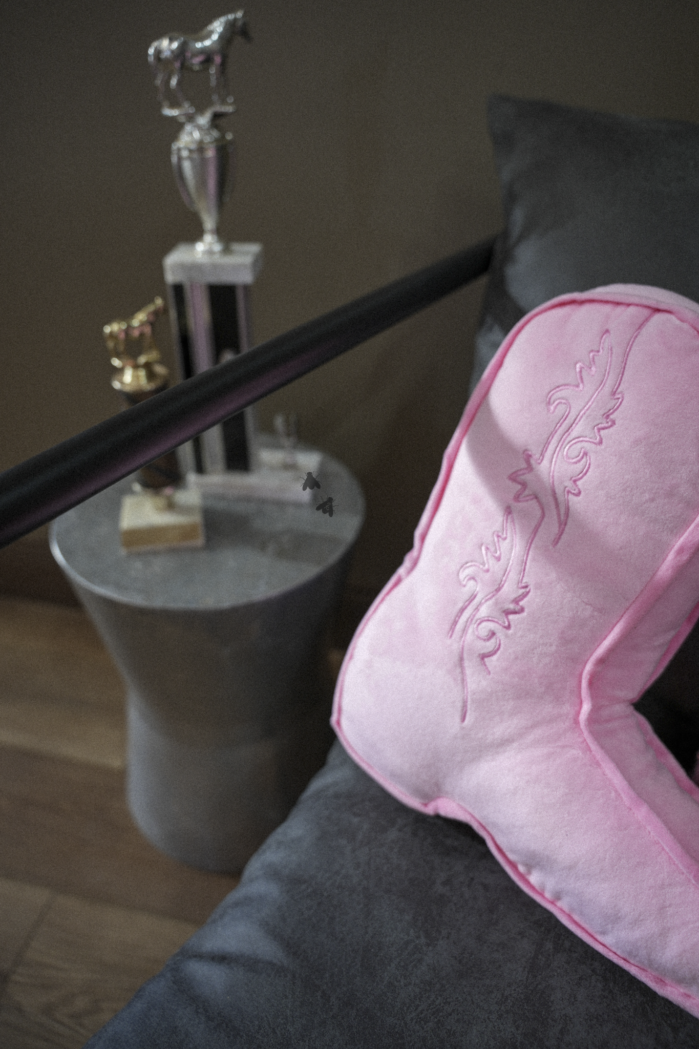 Pink Boot Pillow