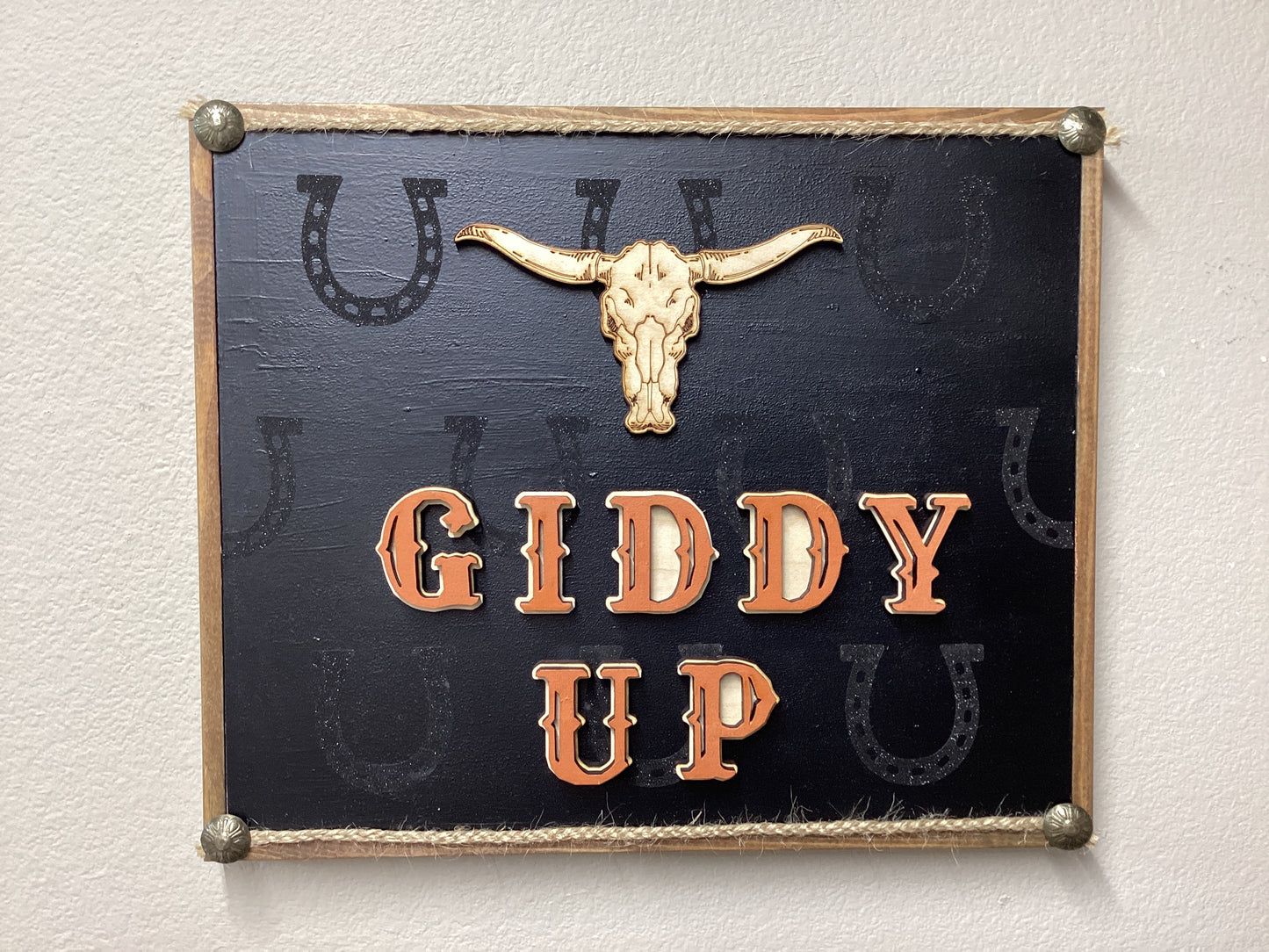 Giddy Up Sign