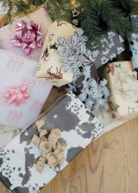 Brown Cowhide Wrapping Paper