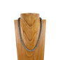 8mm Roundel Silver Necklace